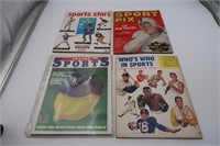 LOT OF 4 VINTAGE 50'S-70'S SPORTS+