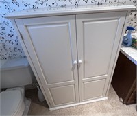 White Composite Cabinet (no contents)