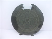 American WAR Veteran bronze Grave Flag Holder