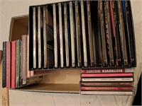 box of classical CD's