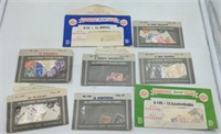 Lot of vintage stamps from different countries
