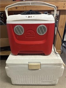 Rubbermaid and Igloo Coolers 24” x 16” x 16” and