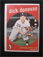 1959 TOPPS #5 DICK DONOVAN WHITE SOX