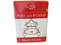Fitz & Floyd Christmas Tired Holder with Plates