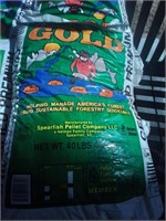 - 30 bags of wood pellets, purchased this past