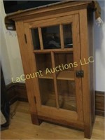 glass door cabinet 24"w x 11"d x 42" h