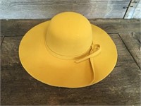 Yellow Felt Hat from Eclectic Ruby Red