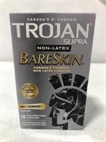 TROJAN SUPRA NON-LATEX BARESKIN CONDOM(10PCS) EXP