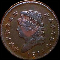 1814 Classic Head Large Cent ABOUT UNCIRCULATED