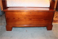 Pine Chest with dove tail ends 42.75" X 16" X