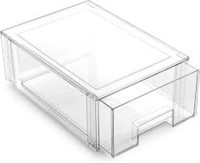 BINO | Stackable Storage Drawers, Large - 2 Pack,