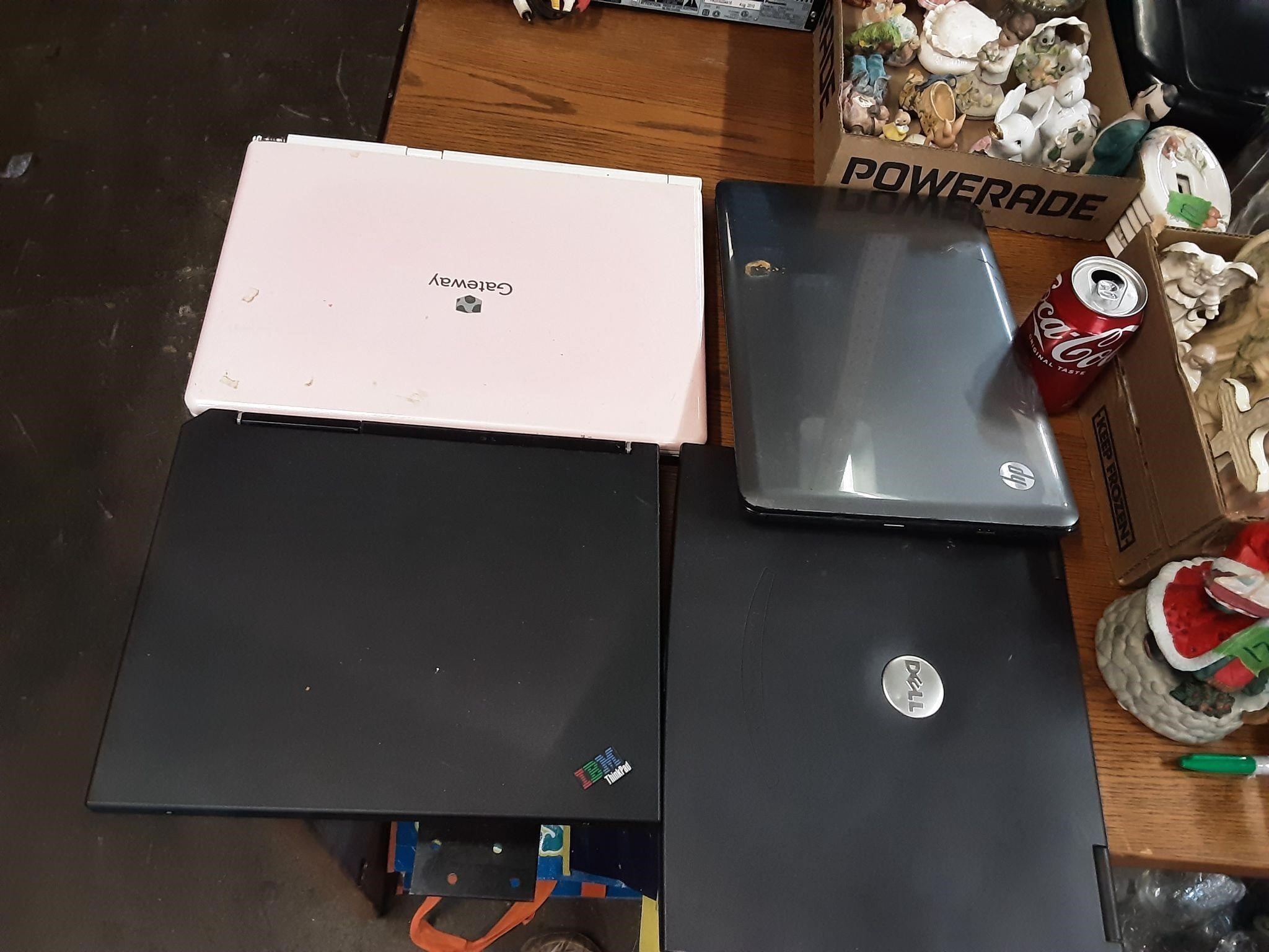 4 Untested Laptops