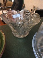 Heavy Crystal Serving Bowl