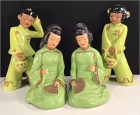 (4) Vintage Oriental Figurines