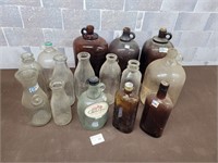Antique bottle collection