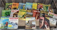 Box of outdoor sports magazines includes sports a