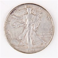 1946 Walking Liberty Half-Dollar Silver Coin