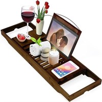 Homemaid Living Luxury Bamboo Bath Tray