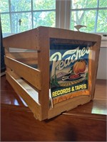 Vintages Peaches Record Crate