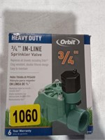 Orbit Heavy Duty 3/4 In Line