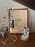 Heart ornaments, picture frames, etc