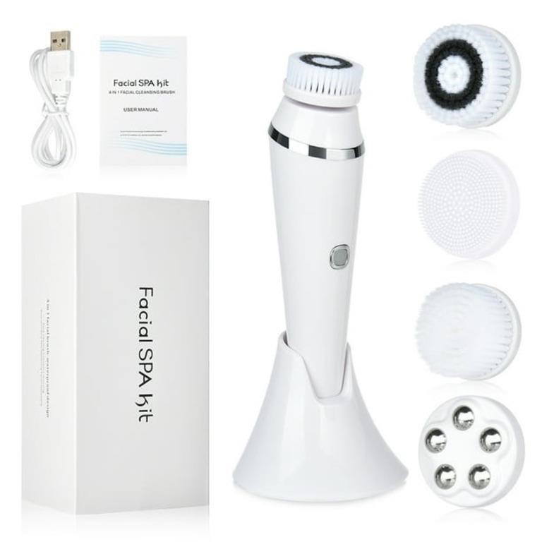 4 in 1 Facial Cleansing Brush Sonic Face C