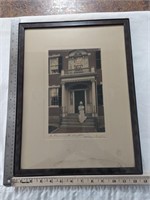 Wallace Nutting Signed Litho - Merchant's Daughter