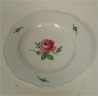 Meissen Rose Plate