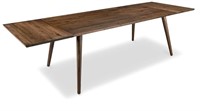POLY & BARK Dining Table, Walnut ***CONDITION