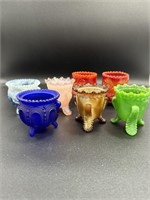 Glass Gypsy Pots and Toothpick holders