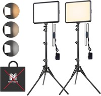 NiceVeedi 2-Pack LED Studio Light Kit
