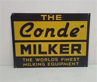 SST, Conde Milk  Equipment Sign