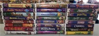 (24) Walt Disney VHS Tapes- Hercules, Aladdin,