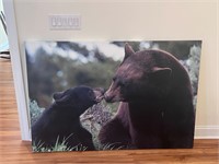 Bear family canvas