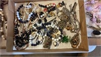 Box of Vintage Jewelry