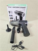 3 In 1 Portable Mini Vacuum Cleaner