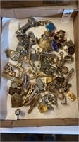 Box of vintage jewelry