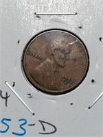 Better Grade 1953-D Wheat Penny