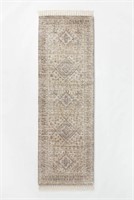 2'4"x7' Pine Brook Diamond Runner Rug