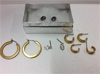 Costume Jewelry - 5 Pairs Of Earrings