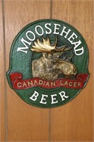 Moosehead Beer Canadian Lager Bar Sign 13" X 14"