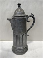 Pewter chocolate pot 11 in