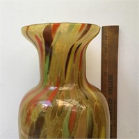 MURANO STYLE GLASS VASE