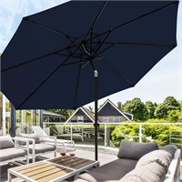 Wikiwiki 11 FT Patio Umbrella  Navy Blue