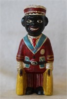 Cast Iron Black Americana Bellboy Figure