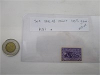 Timbre 50 cents 1942-43 mint 100% gum