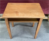 Vintage Solid Maple School Desk