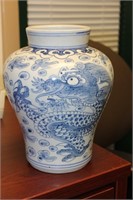 An Antique Korean Dragon Jar