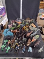 Plastic Dinosaur Toys Lot-Var Types