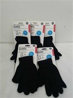 Five new pairs of small antibacterial gloves